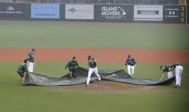 baseball rained out